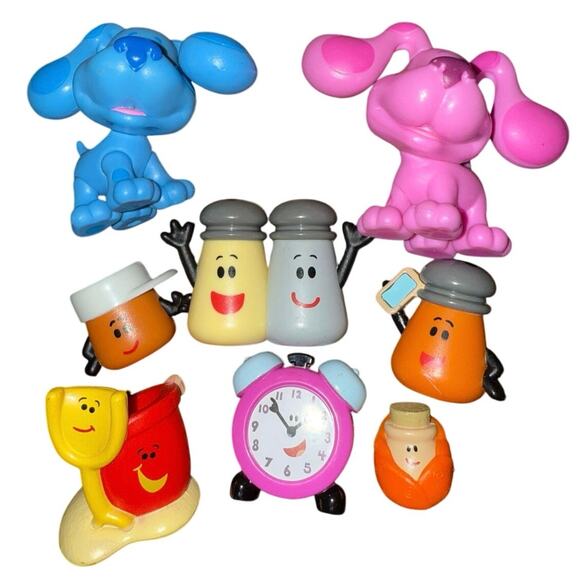 Vintage Blue’s Clues Figures figurines Lot Blue, magenta, spice family, etc. - Picture 1 of 2